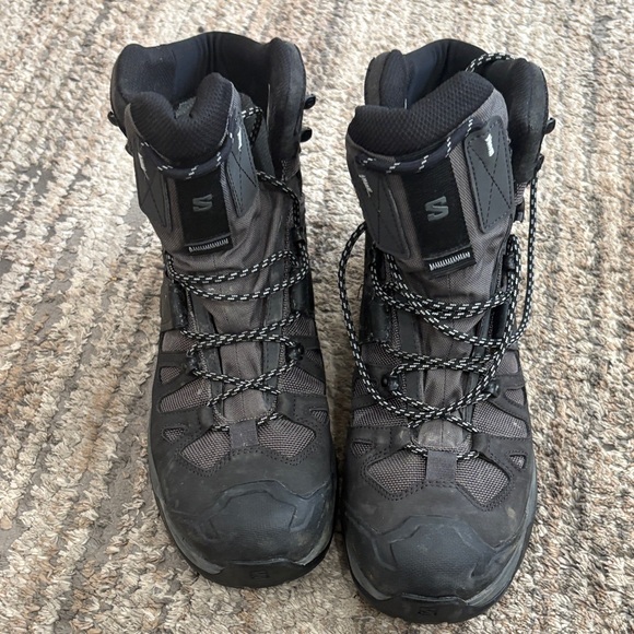 Salomon Quest 4D GTX Men's Boots - Black and Gray - Picture 2 of 8